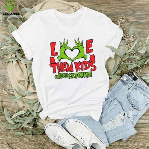 Educator Life Christmas Love Kids Shirt