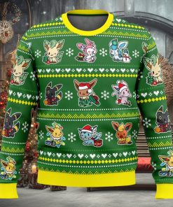 Eevee Meryy Christmas Pokemon Ugly Christmas Sweater