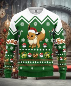 Eevee Pokemon Ugly Christmas Sweater For Men Women