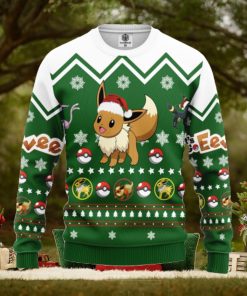 Eevee Pokemon Ugly Christmas Sweater For Men Women
