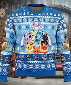 Eeveelution Pokemon Ugly Christmas Sweater