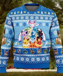 Eeveelution Pokemon Ugly Christmas Sweater