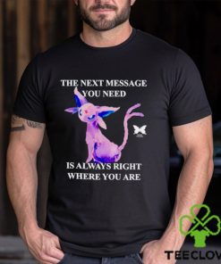 Eeveelutions the next message you need is always right where you are hoodie, sweater, longsleeve, shirt v-neck, t-shirt