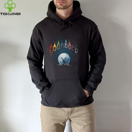 Eevees evolutions pokemon looking the moon hoodie, sweater, longsleeve, shirt v-neck, t-shirt