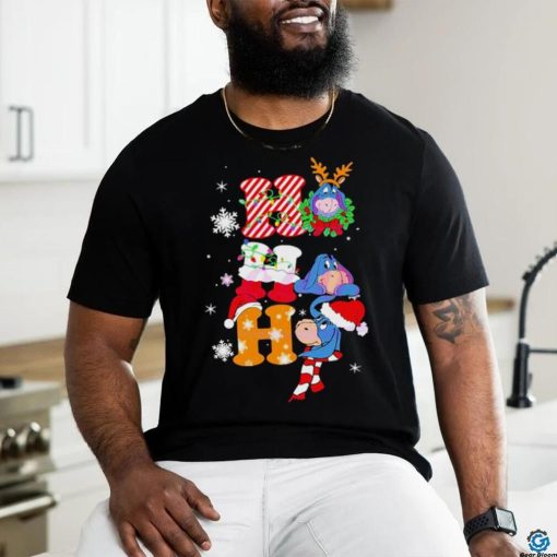 Eeyore Ho Ho Ho Christmas lights hoodie, sweater, longsleeve, shirt v-neck, t-shirt