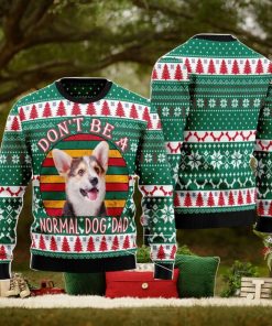 Welsh Corgi Dog Dad Ugly Christmas Sweater Christmas Noel Gift