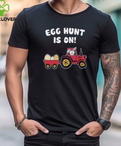 Egg Hunt Is On Easter Bunny Riding Tractor hoodie, sweater, longsleeve, shirt v-neck, t-shirt