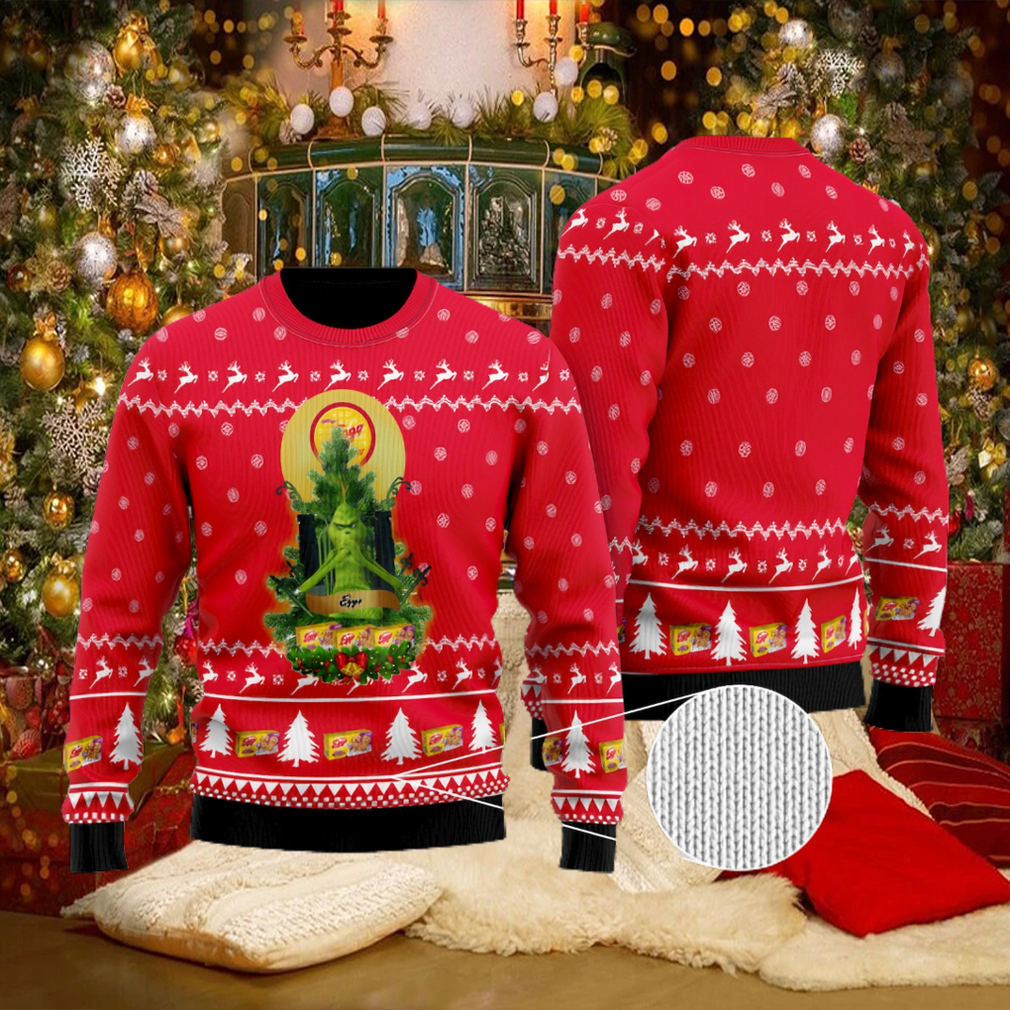 Eggo Grinch Snow Ugly Christmas Sweater Eggo Grinch Snow Ugly Christmas Sweater