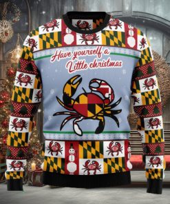 Maryland Symbols Ugly Christmas Sweater Thankgiving Gift Men Women
