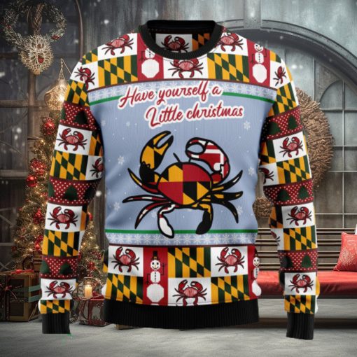 Maryland Symbols Ugly Christmas Sweater Thankgiving Gift Men Women