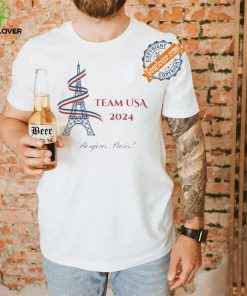 Eiffel Tower Olympics Team USA 2024 Bonjour Paris shirt