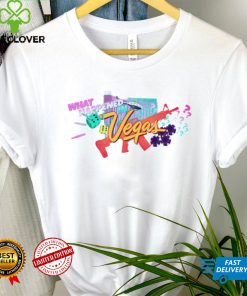 What Happened in Vegas logo shirt