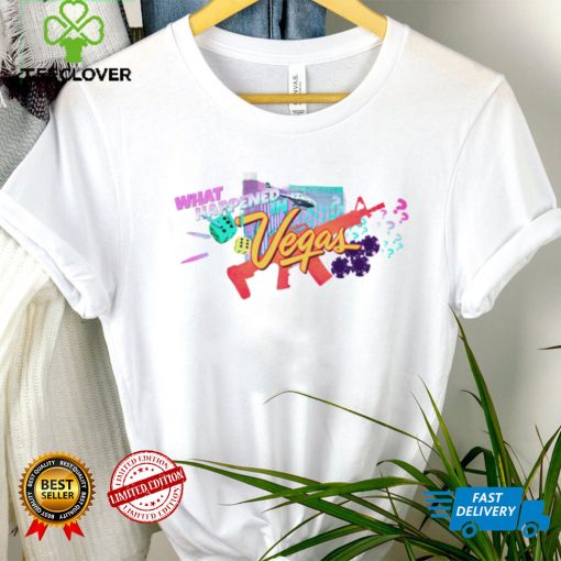 What Happened in Vegas logo shirt