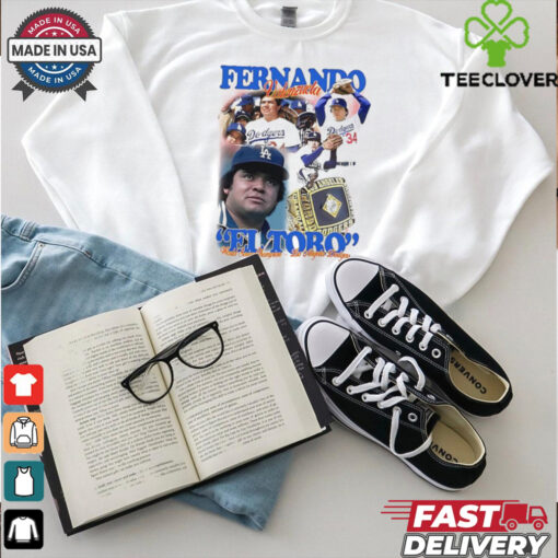 El Toro Fernando Valenzuela World Series Champions Los Angeles Dodgers graphic shirt