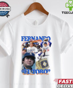 El Toro Fernando Valenzuela World Series Champions Los Angeles Dodgers graphic shirt