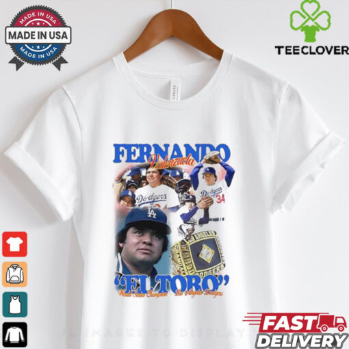 El Toro Fernando Valenzuela World Series Champions Los Angeles Dodgers graphic shirt
