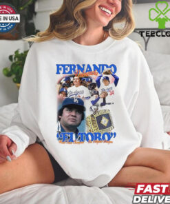 El Toro Fernando Valenzuela World Series Champions Los Angeles Dodgers graphic shirt