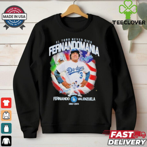 El Toro Never Dies Fernando Valenzuela Los Angeles Dodgers 1960 2024 Unisex T Shirt