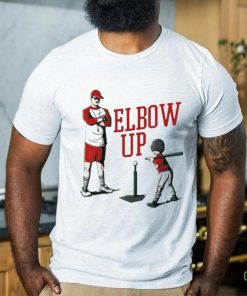 Elbow up baseball shirt