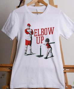 Elbow up baseball shirt
