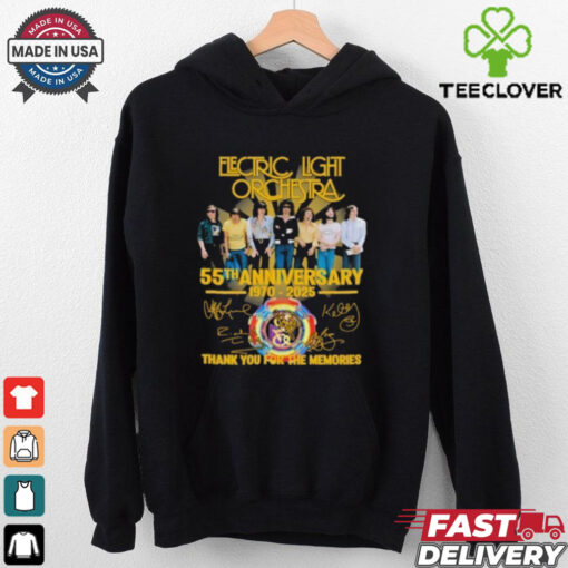Electric Light Orchestra 55th Anniversary 1970 2025 Thank You For The Memories Signature Shirt