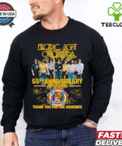 Electric Light Orchestra 55th Anniversary 1970 2025 Thank You For The Memories Signature Shirt
