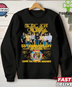 Electric Light Orchestra 55th Anniversary 1970 2025 Thank You For The Memories Signature Shirt