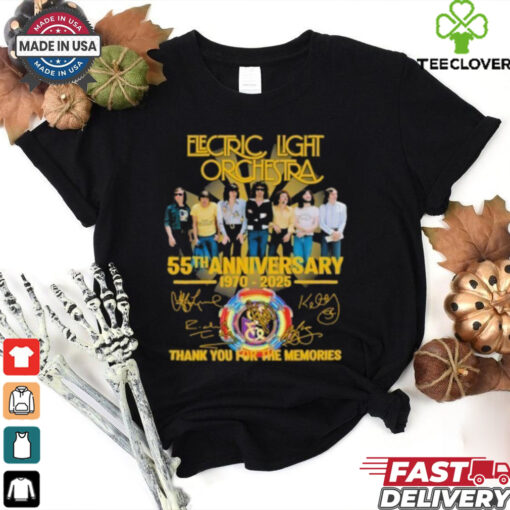 Electric Light Orchestra 55th Anniversary 1970 2025 Thank You For The Memories Signature Shirt