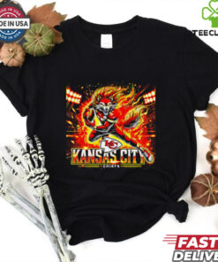 Electrifying Kansas City Chiefs Transparent mascot 2025 shirt