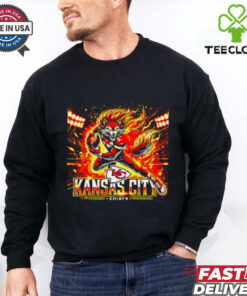 Electrifying Kansas City Chiefs Transparent mascot 2025 shirt