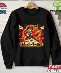 Electrifying Kansas City Chiefs Transparent mascot 2025 shirt