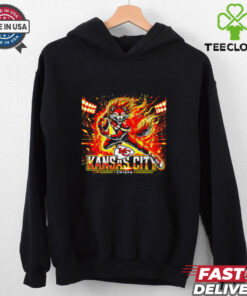 Electrifying Kansas City Chiefs Transparent mascot 2025 shirt