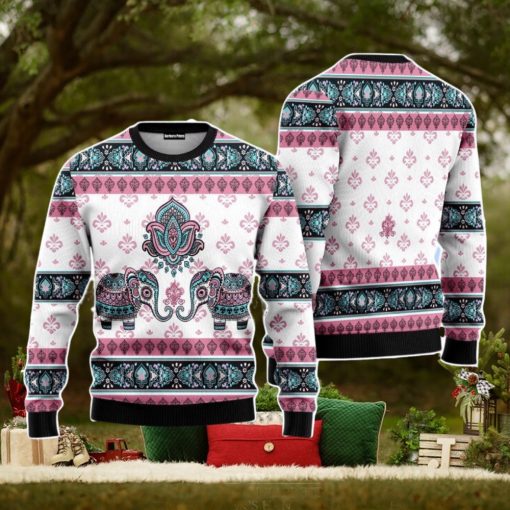 Elephant Christmas Unisex Ugly Sweater