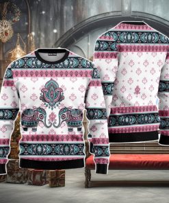 Elephant Christmas Unisex Ugly Sweater