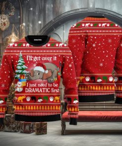Elephant I ‘ll Get Over It Ugly Christmas Sweater For Men And Women