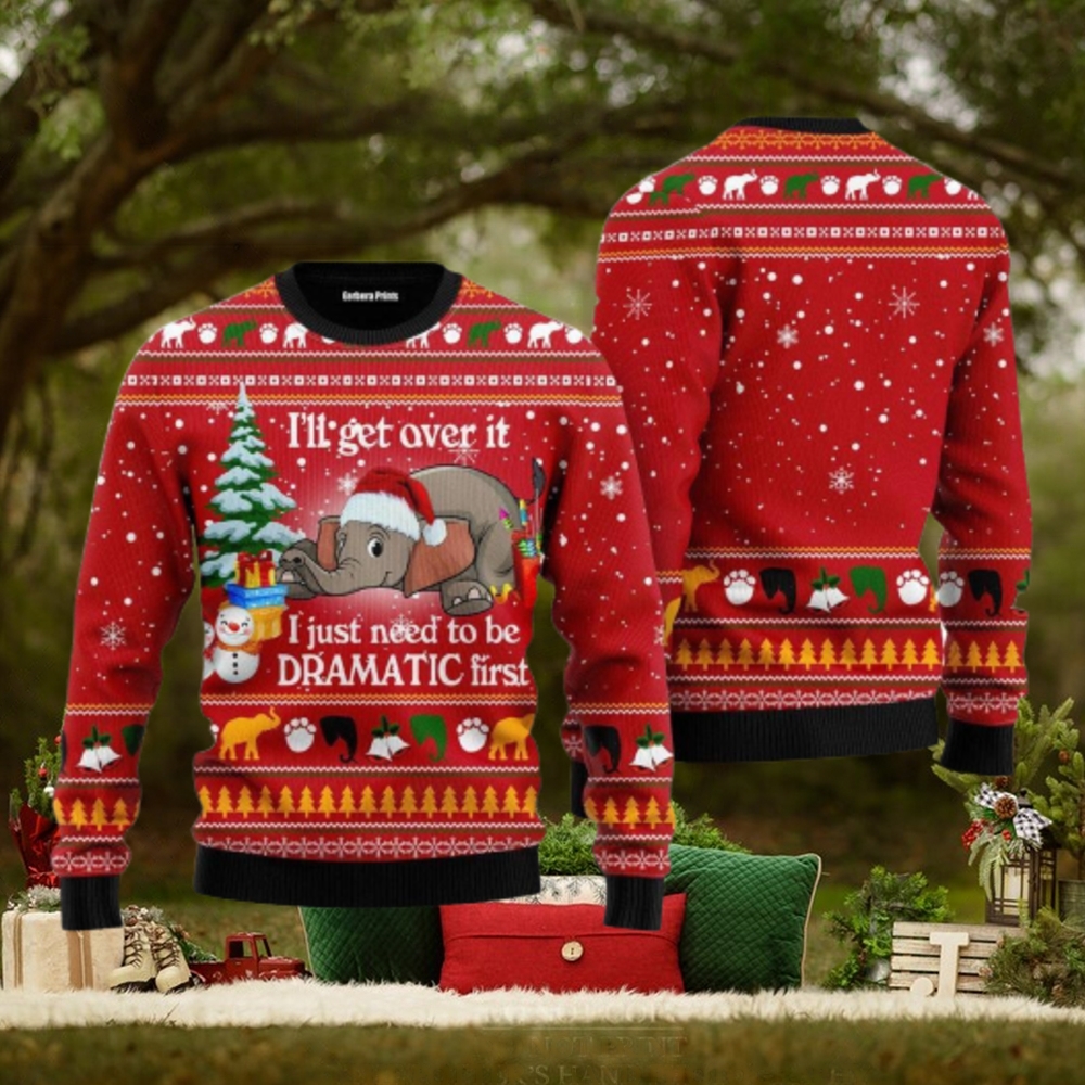 Elephant I ‘ll Get Over It Ugly Christmas Sweater For Men And Women Elephant I ‘ll Get Over It Ugly Christmas Sweater For Men And Women