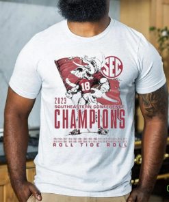 Elephant Mascot Alabama 2023 SEC Football Champion T Shirt