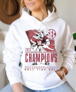 Elephant Mascot Alabama 2023 SEC Football Champion T Shirt