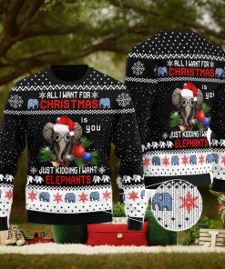Elephant Ugly Christmas Sweater Xmas Gift Men And Women Christmas Sweater