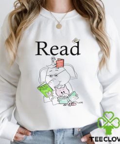 Elephant and Piggie read book hoodie, sweater, longsleeve, shirt v-neck, t-shirt