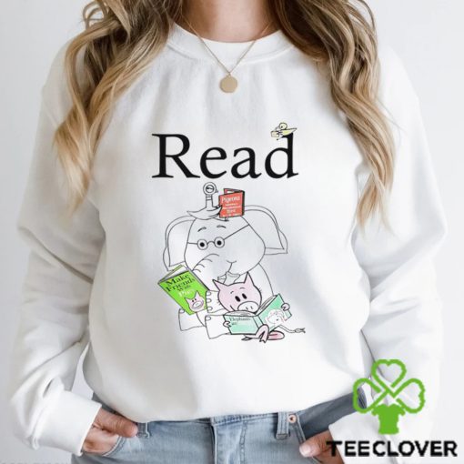 Elephant and Piggie read book hoodie, sweater, longsleeve, shirt v-neck, t-shirt