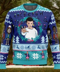 Eleven Stranger Things Ugly Christmas Sweater