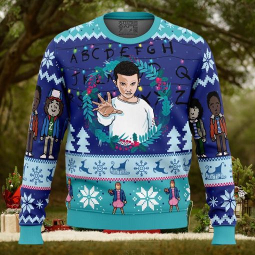 Eleven Stranger Things Ugly Christmas Sweater