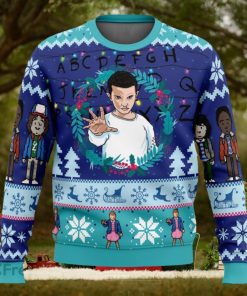 Eleven Stranger Things Ugly Christmas Sweaters 3D Super Hot