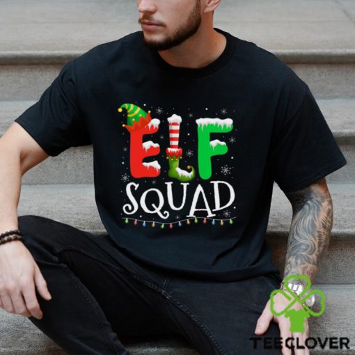 Elf Family Christmas Matching Pajamas Xmas Elf Squad Shirt