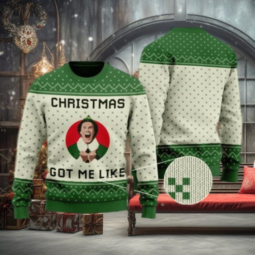 Elf Movie Christmas Got Me Like Ugly Christmas Sweater