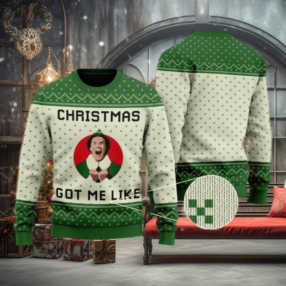 Elf Movie Christmas Got Me Like Ugly Christmas Sweater Elf Movie Christmas Got Me Like Ugly Christmas Sweater
