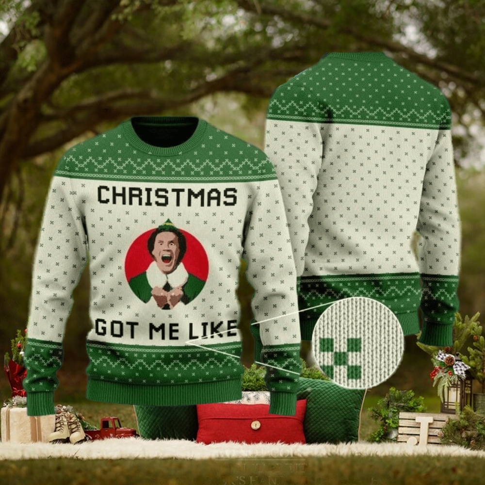 Elf Movie Christmas Got Me Like Ugly Christmas Sweater Elf Movie Christmas Got Me Like Ugly Christmas Sweater