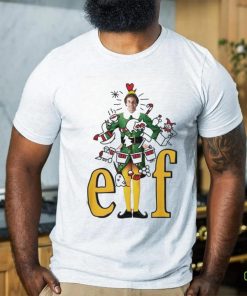 Elf Sketch Christmas T Shirt