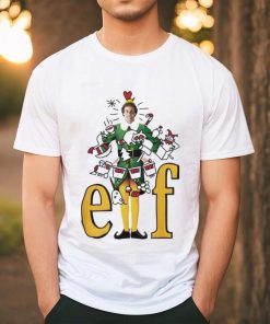 Elf Sketch Christmas T Shirt
